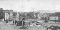 Strašické náměstí v&nbsp;roce 1902