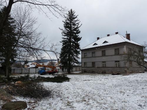 zimní úpravy prostranství u&nbsp;muzea